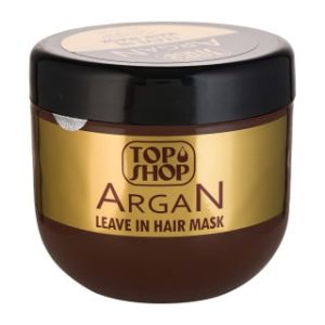 ماسک مو رطوبت رسان تاپ شاپ حاوی روغن آرگان مناسب انواع مو حجم 500 میلی لیتر